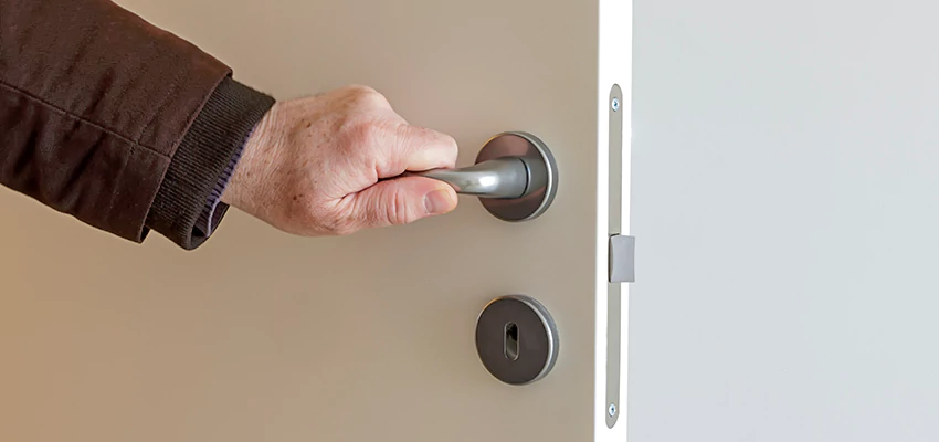 Restroom Locks Privacy Bolt Installation in Mundelein, Illinois